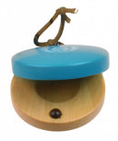 castagnetten junior 4,5 x 6 cm hout blauw