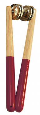 crotales stick hout bordeaux 18 cm