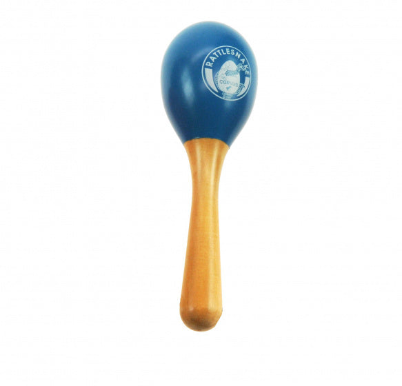 mini sambabal hout turquoise 12,5 cm