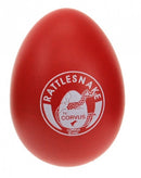 percussie-ei junior 6 x 4 cm hout rood/wit