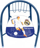 stoel 33,5 x 35,5 x 30 cm staal blauw/wit