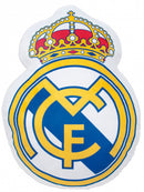 kussen junior 40 x 29 cm microvezel wit/blauw