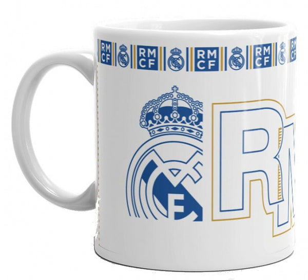 mok junior 325 ml keramiek wit/blauw