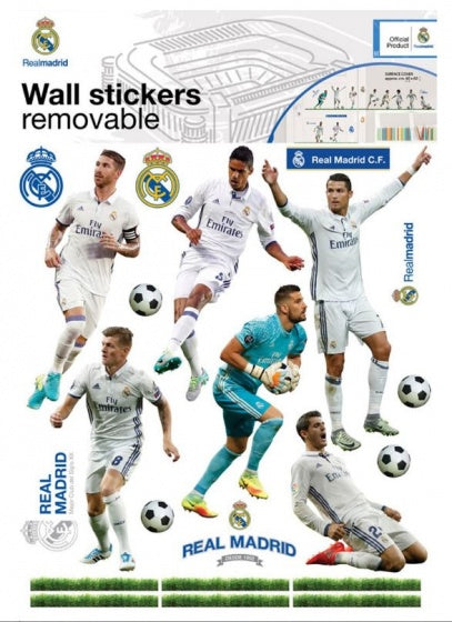 muursticker 11 spelers 2 stickervellen