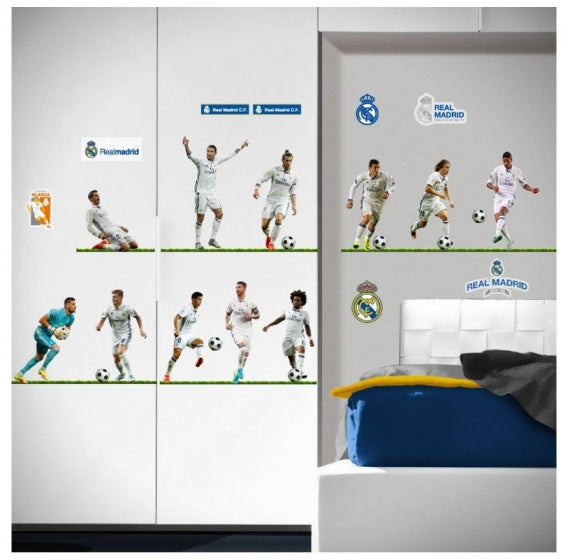 muursticker 11 spelers 2 stickervellen