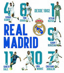 muursticker 16 spelers en logo 2 stickervellen