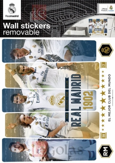 muursticker 5 spelers