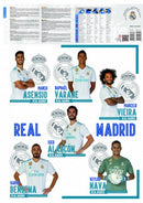 muurstickers 11 spelers 2 stickervellen