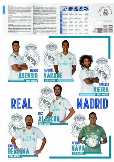 stickers spelers 17 stuks