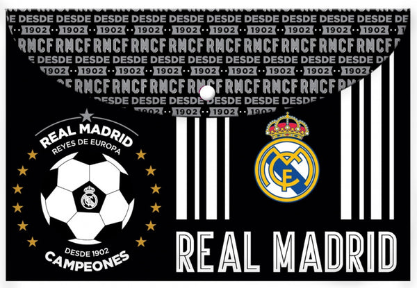 portfoliomap junior A4 zwart/wit