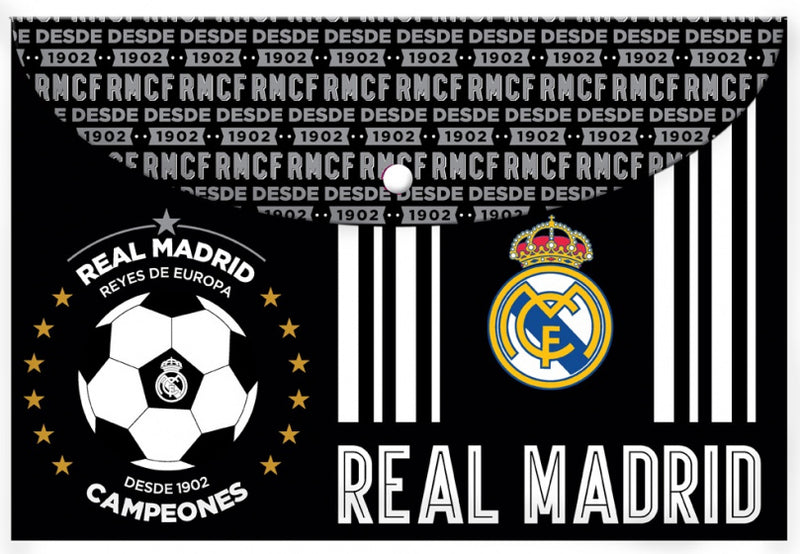 portfoliomap junior A4 zwart/wit