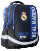 rugzak junior 30 x 16 x 42 cm polyester zwart/blauw