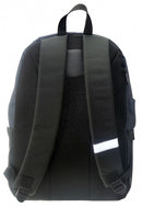 rugzak junior 32 x 15 x 45 cm polyester zwart/blauw