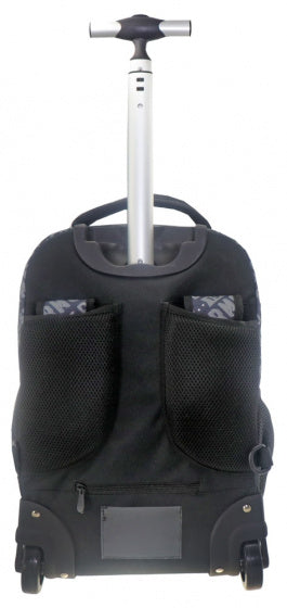 rugzaktrolley junior 31 x 47 cm polyester zwart