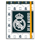 schrift junior 13.5 cm papier blauw/wit