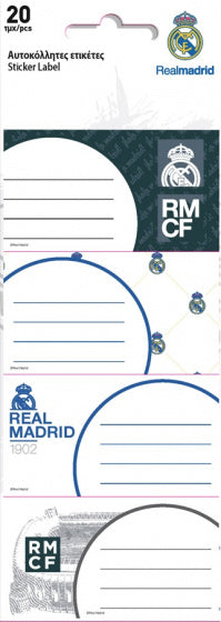 stickers junior vinyl wit 5 designs 20 stuks