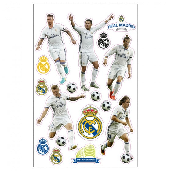 stickers spelers 17 stuks