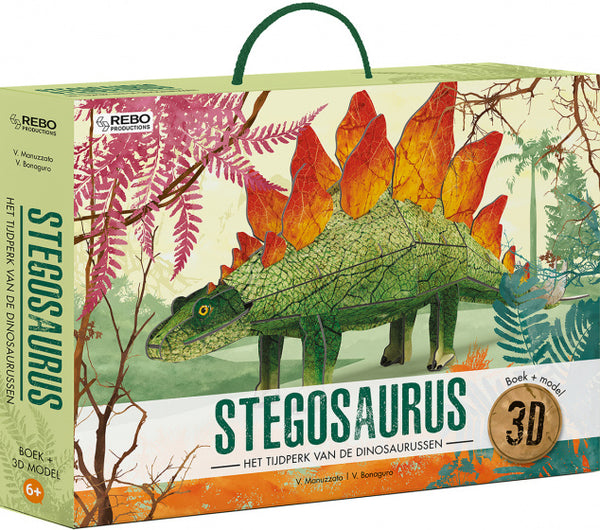 Boek + 3D Model Stegosaurus