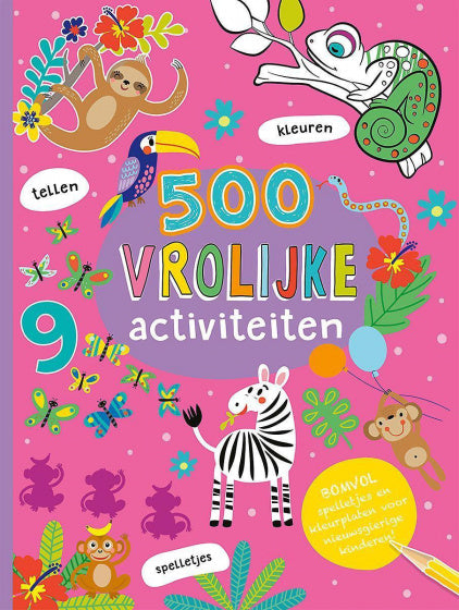 kinderboek 500 Vrolijke activiteiten