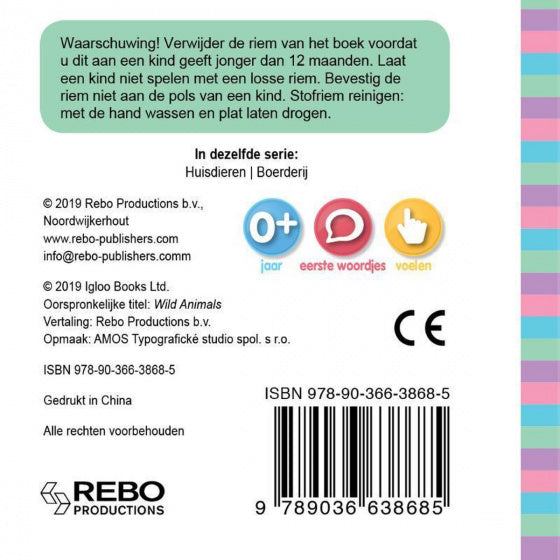 kinderboek Wilde dieren buggyboekje junior