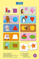 Puzzel2 - Boek Vormen met 10 Puzzels