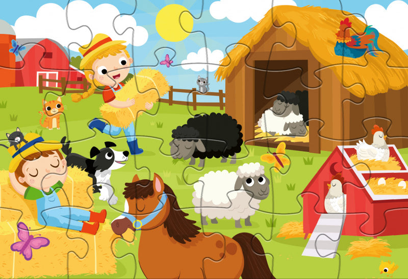 legpuzzel Boerderijdieren junior 24/24 stukjes