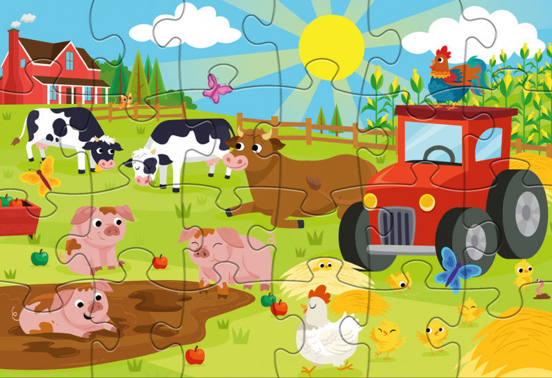 legpuzzel Boerderijdieren junior 24/24 stukjes