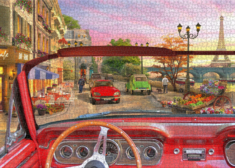 legpuzzel Driving Through Paris 2000 stukjes