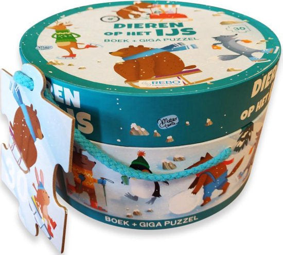 legpuzzel ijsdieren junior 62 x 45 cm 2-delig