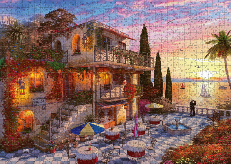 legpuzzel Mediterranean Sunset 1000 stukjes