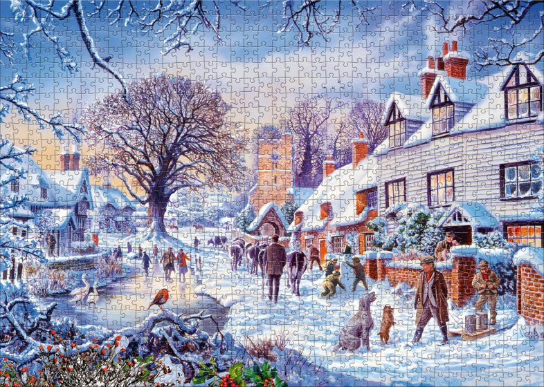 legpuzzel On A Winter's Day 1000 stukjes