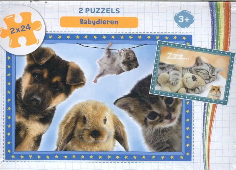 legpuzzels Babydieren junior 48 stukjes