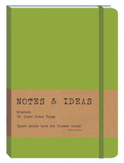 notitieboek 26 x 17 x 9 cm polyurethaan groen