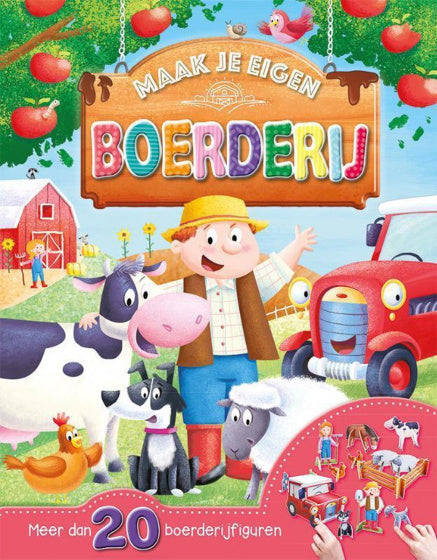 Kartonboek Maak je eigen Boerderij