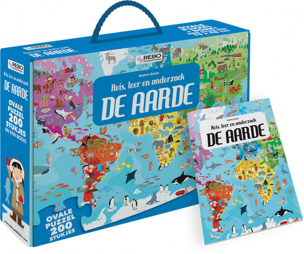 Boek en Puzzel - De Aarde
