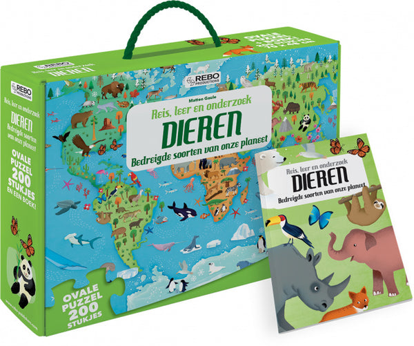 Boek en Puzzel - Dieren