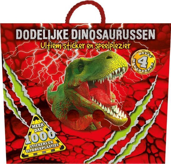 Dodelijke dinosaurussen  stickerboek