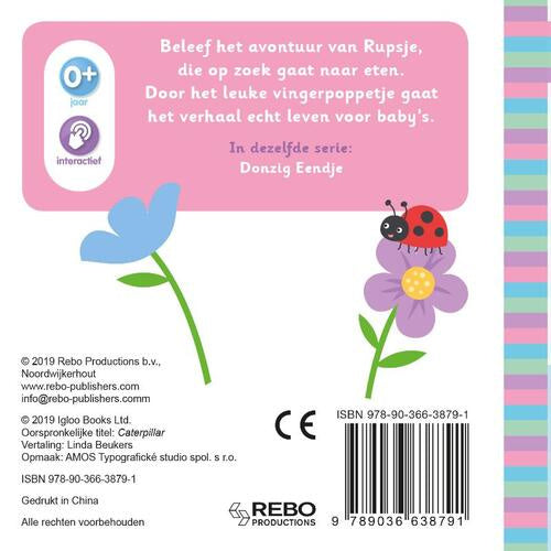 Vingerpopboekje Mini Me - Rupsje