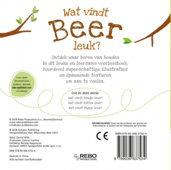 Voelboek - Wat vindt Beer leuk?