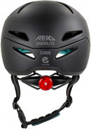 fietshelm e-bike Urbanlite unisex schuim/EPS zwart maat M