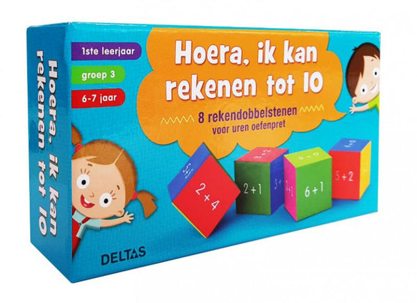 rekendobbelstenen Hoera, ik kan rekenen 18 cm