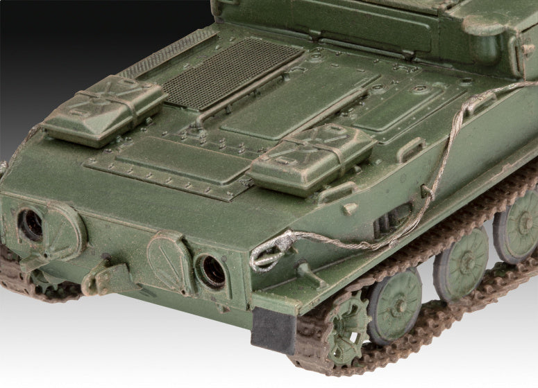 modelbouwset BTR-50PK tank 9,6 cm groen 149-delig