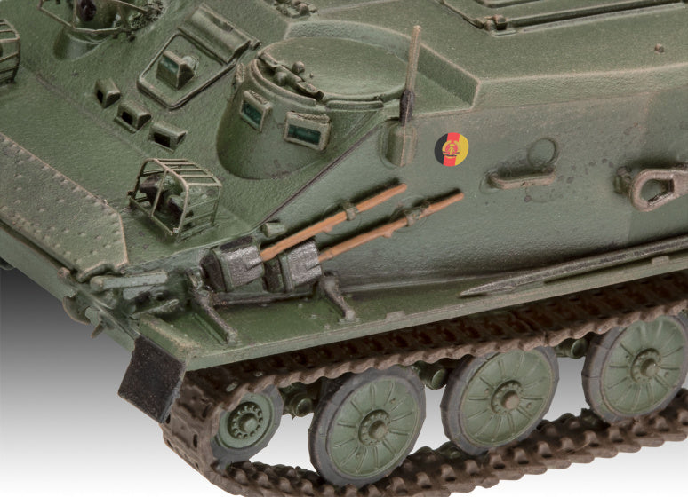 modelbouwset BTR-50PK tank 9,6 cm groen 149-delig