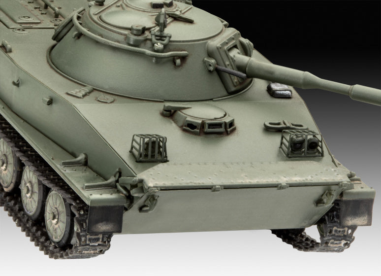 modelbouwset PT-76B tank 9,6 cm groen 120-delig