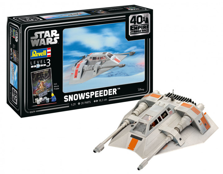 bouwpakket T-47 Star Wars 18,3 cm grijs 28-delig