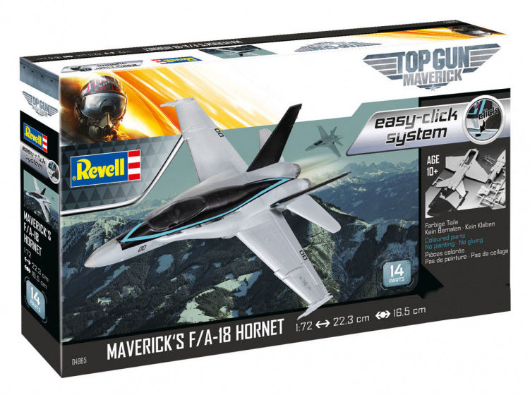 bouwset vliegtuig F/A-18 Hornet 22,3 cm 14-delig