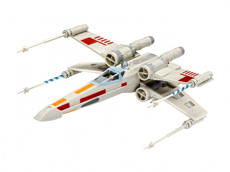 modelbouwset X-Wing en Tie Fighter 24,7 cm wit 68-delig