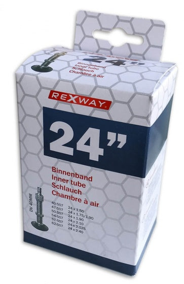 binnenband 24 inch (40/62-507) DV 40 mm zwart