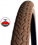 Buitenband 28 x 1.75 (47-622) reflectie bruin