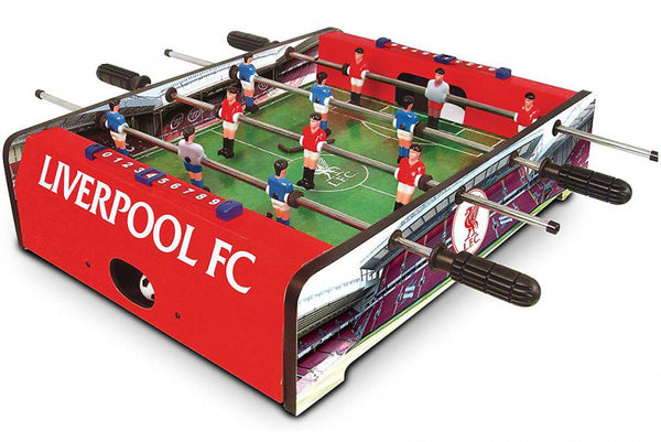 voetbaltafel Liverpool FC 50,5 x 37 cm hout rood/groen